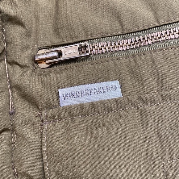 Windbreaker Brand | Vintage 90s Olive Green Utility Vest Small - Picture 6 of 10